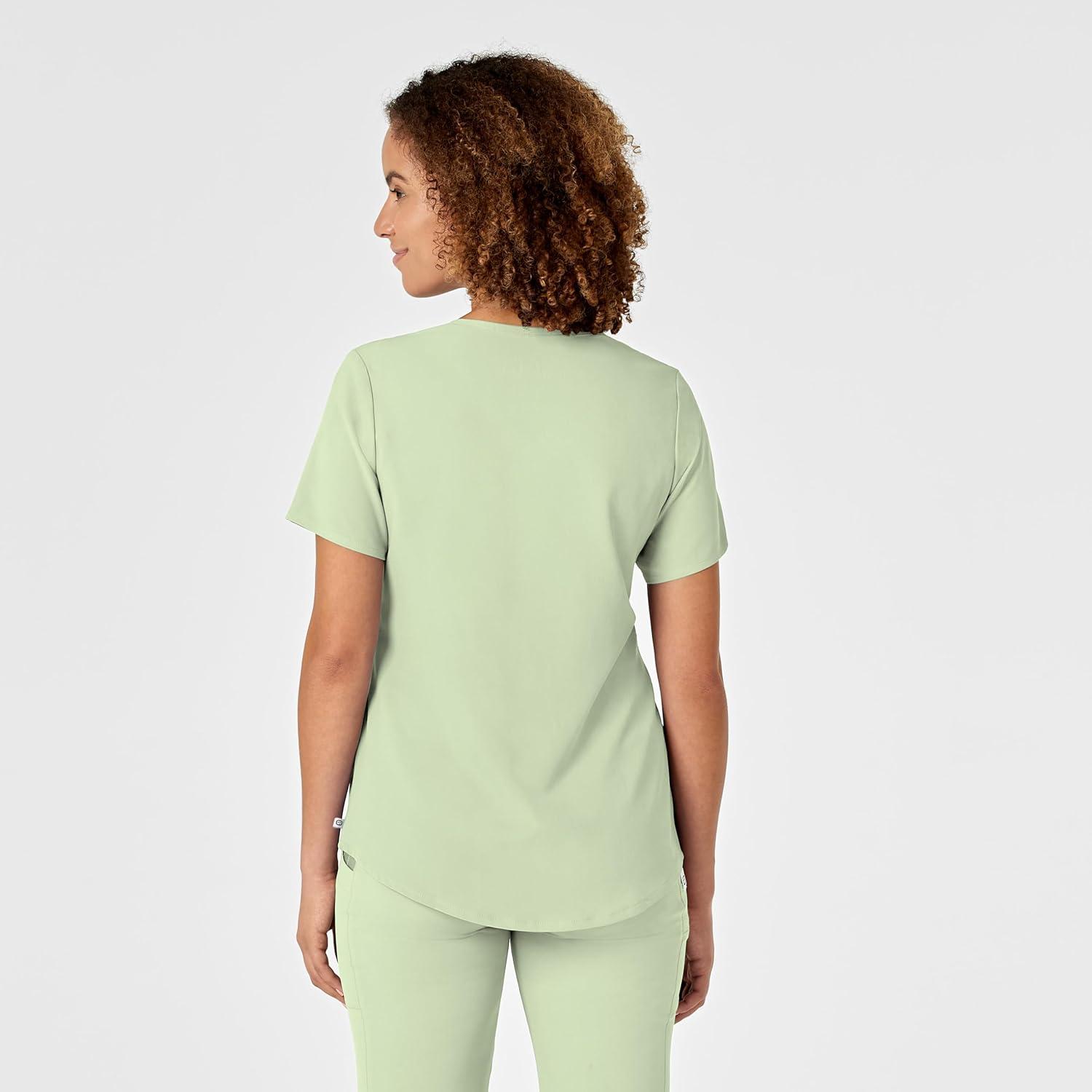 imageWonderWink Mens Womens VNeck Scrub TopFresh Mint