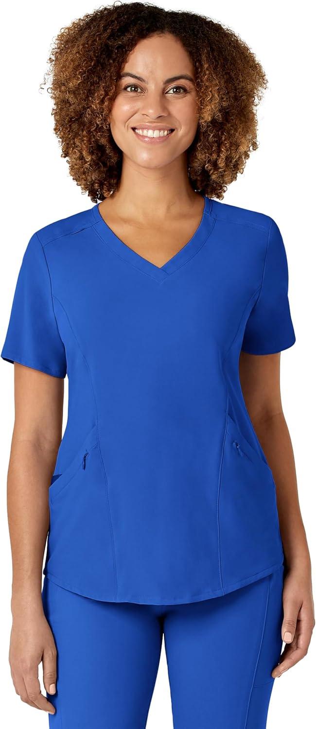 imageWonderWink Mens Womens VNeck Scrub TopRoyal