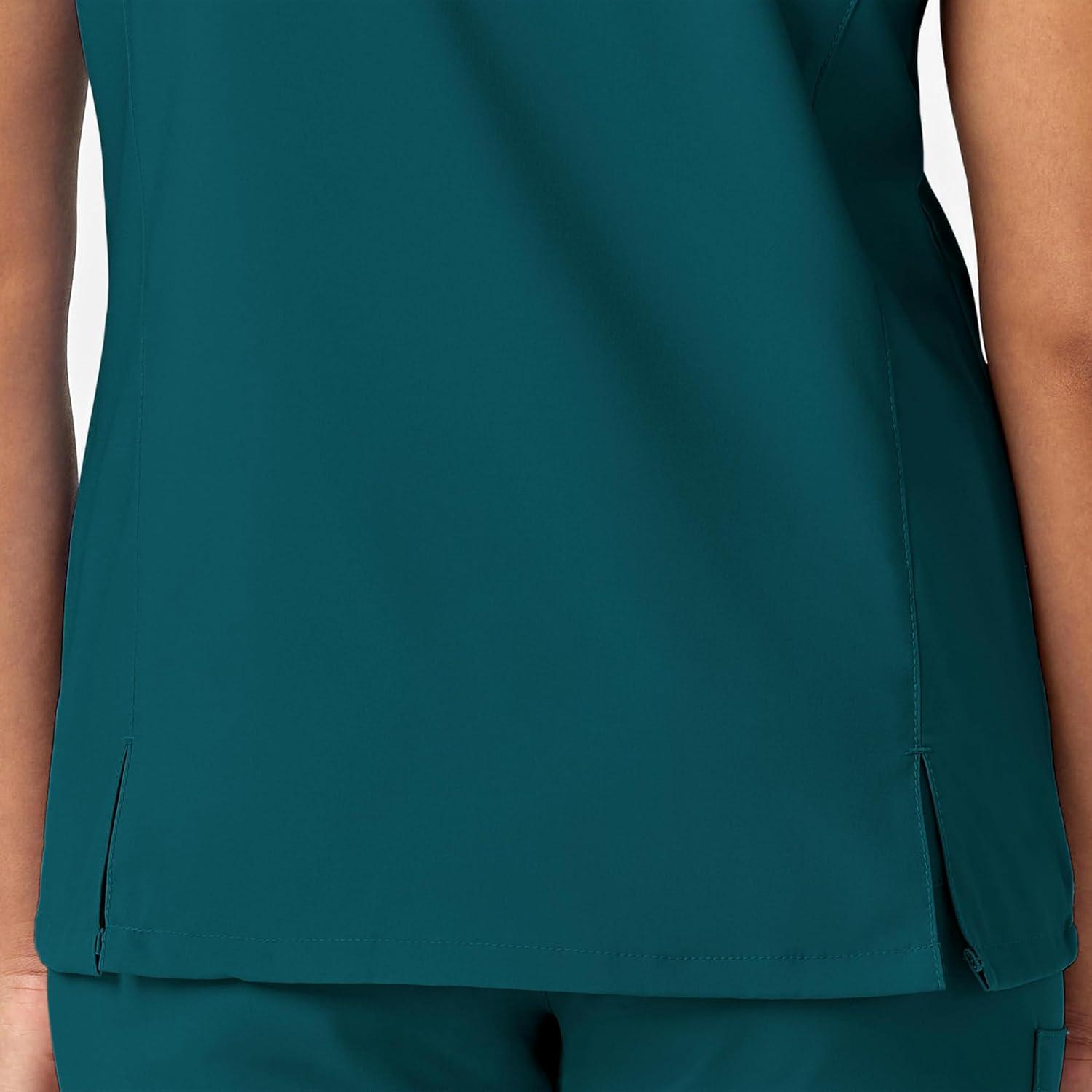 imageWonderWink Womens YNeck Wrap TopCaribbean