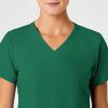 Wink Scrubs for Women, W123, Stylized Vneck Tops with 5 Pockets(Hunter)