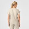 Wink Scrubs for Women, W123, Stylized Vneck Tops with 5 Pockets(Khaki)