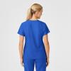 Wink Scrubs for Women, W123, Stylized Vneck Tops with 5 Pockets(Royal)