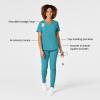 WonderWink Mens Women’s V-Neck Scrub Top(Teal Blue)