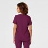 WonderWink Mens Women’s V-Neck Scrub Top(Wine)