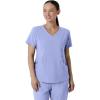 WonderWink Mens Women’s V-Neck Scrub Top(Ceil Blue)