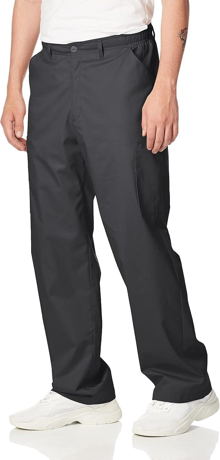 imageWink WonderWORK Scrubs for Men Cargo Scrub PantsPewter