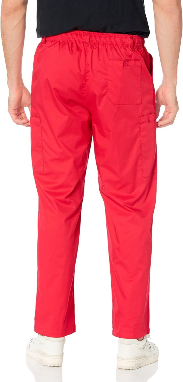 imageWink WonderWORK Scrubs for Men Cargo Scrub PantsRed