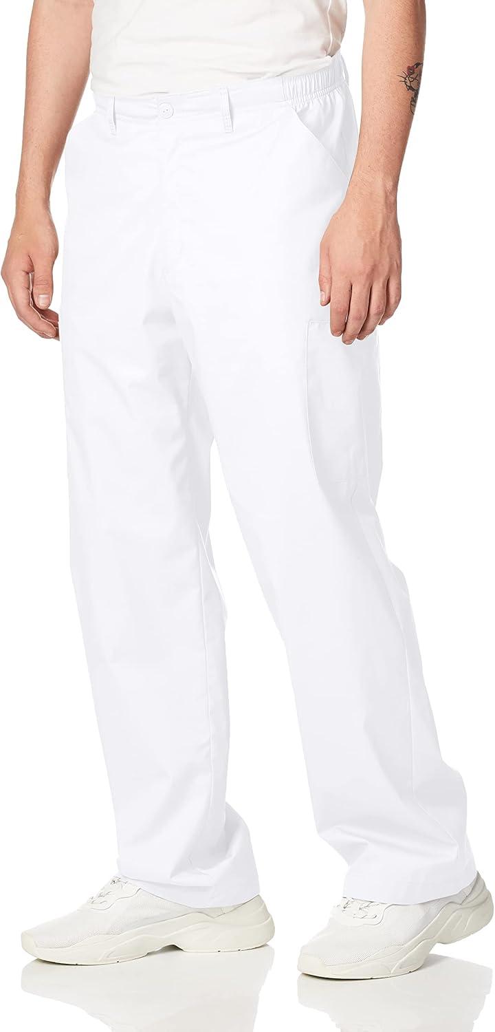 imageWink WonderWORK Scrubs for Men Cargo Scrub PantsWhite