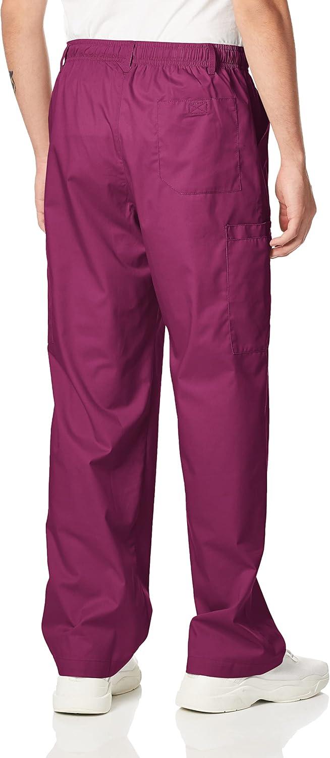 imageWink WonderWORK Scrubs for Men Cargo Scrub PantsWine