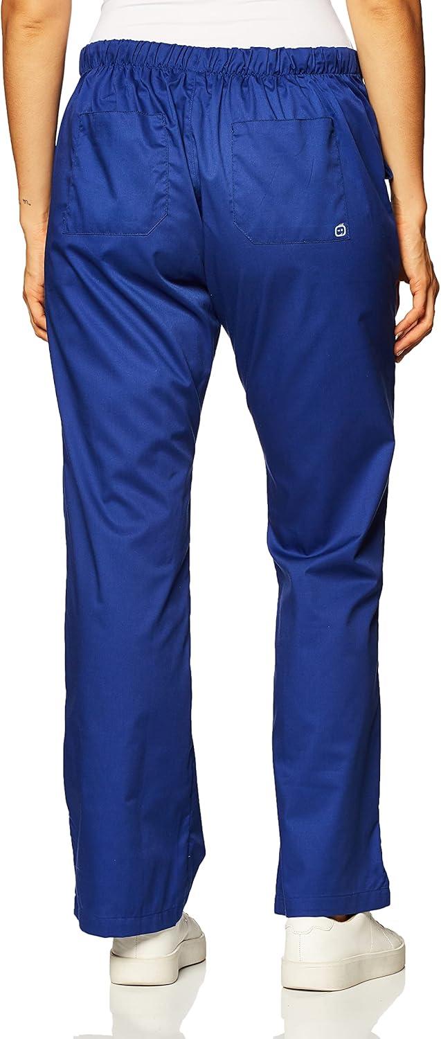 imageWink WonderWORK Scrubs for Women Flare Leg Scrub PantsGalaxy Blue