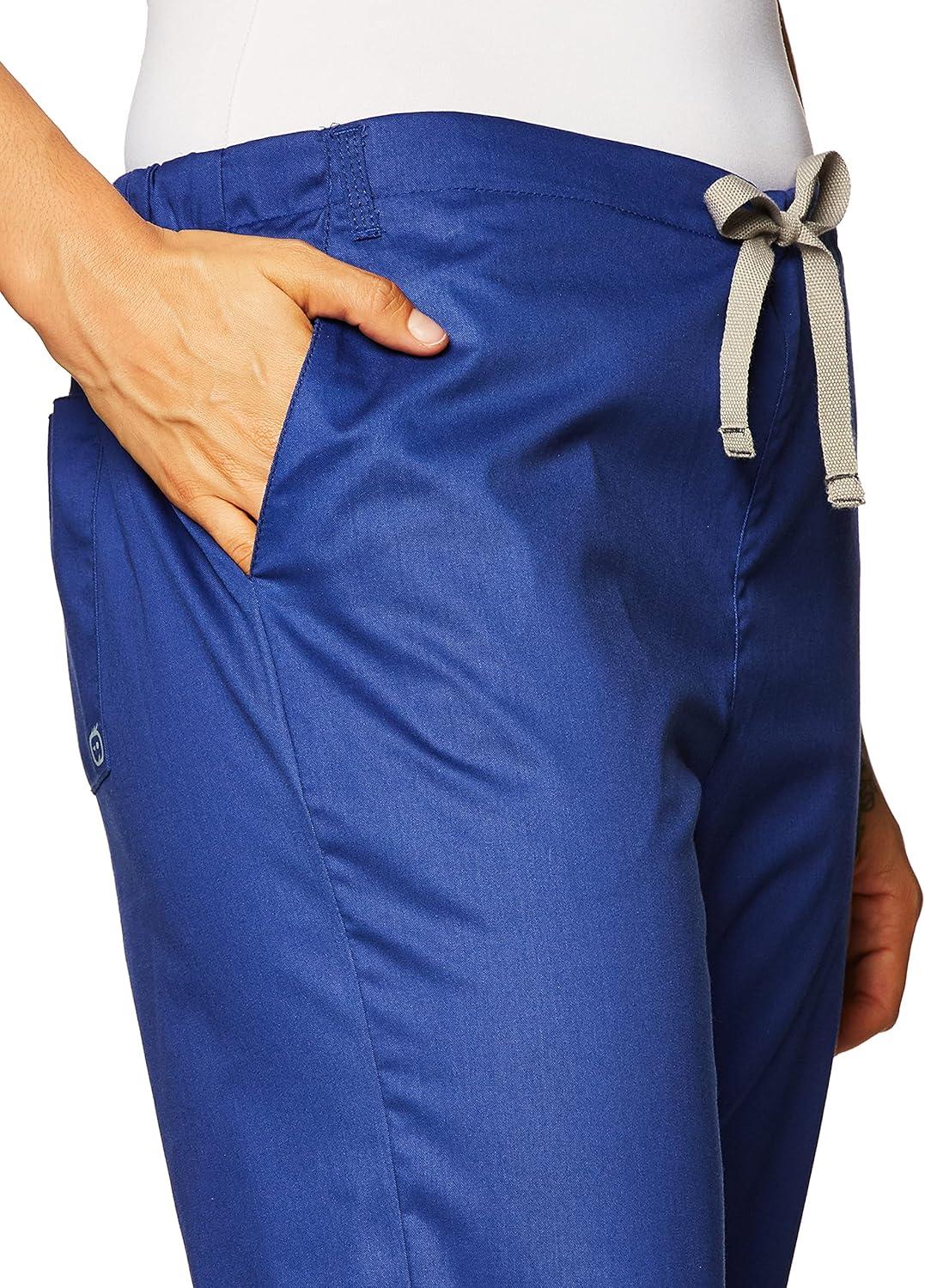 imageWink WonderWORK Scrubs for Women Flare Leg Scrub PantsGalaxy Blue