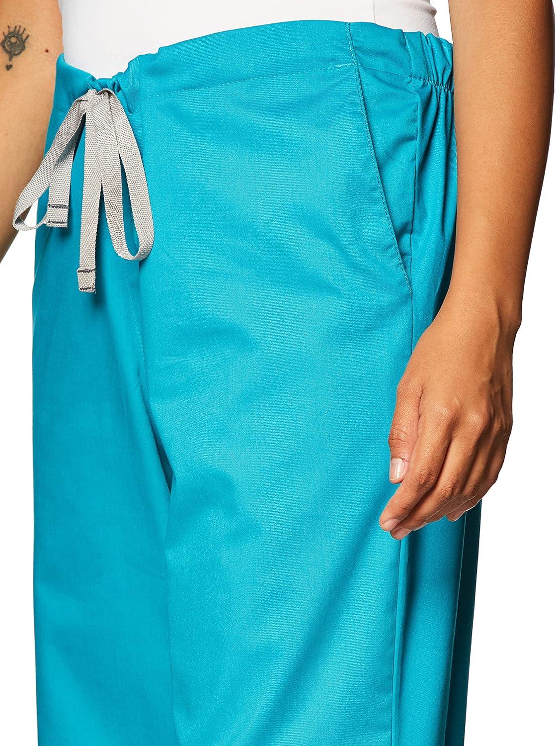 imageWink WonderWORK Scrubs for Women Flare Leg Scrub PantsTeal
