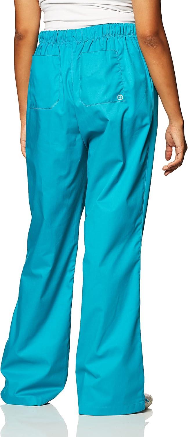 imageWink WonderWORK Scrubs for Women Flare Leg Scrub PantsTeal