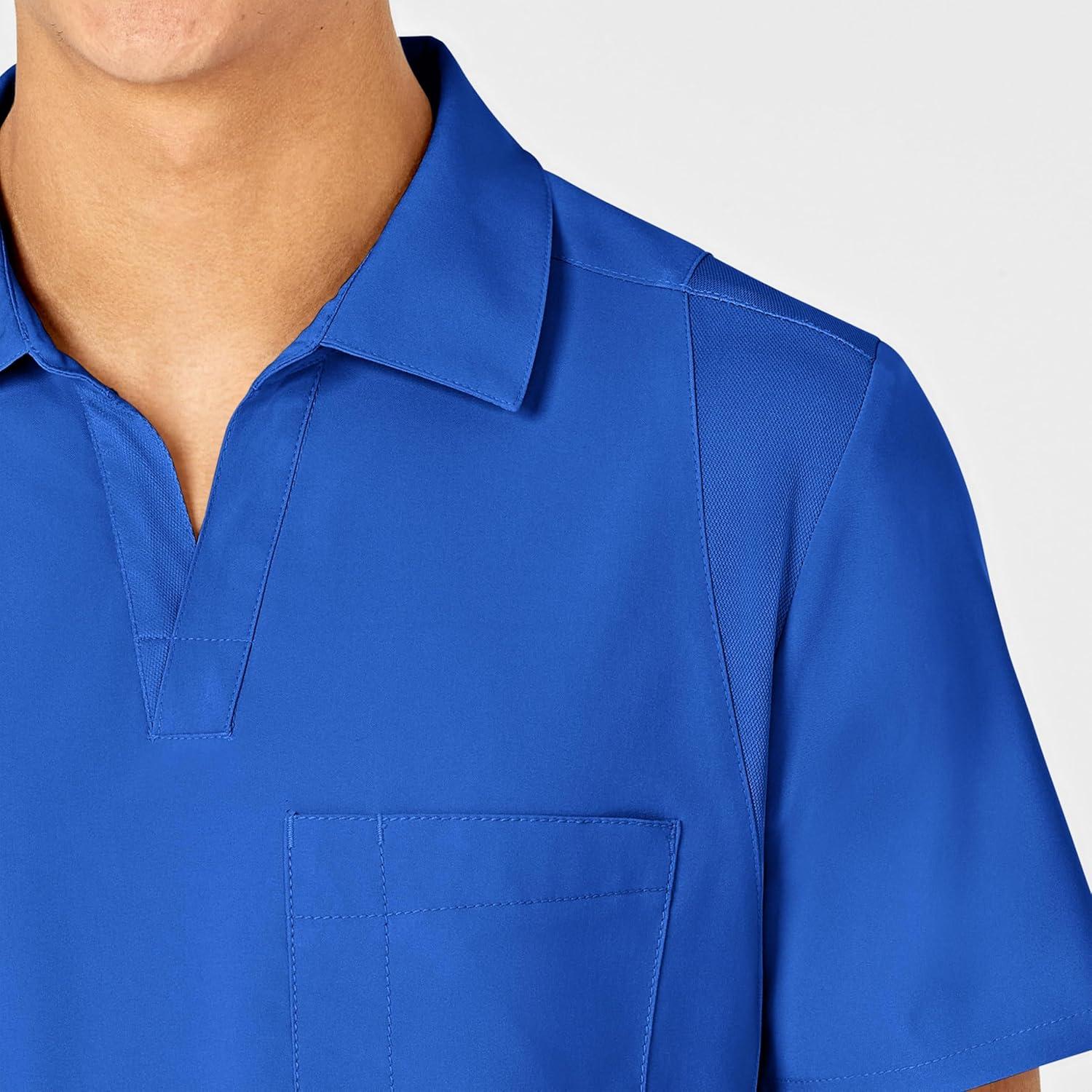 imageWonderWink Mens Collar TopRoyal