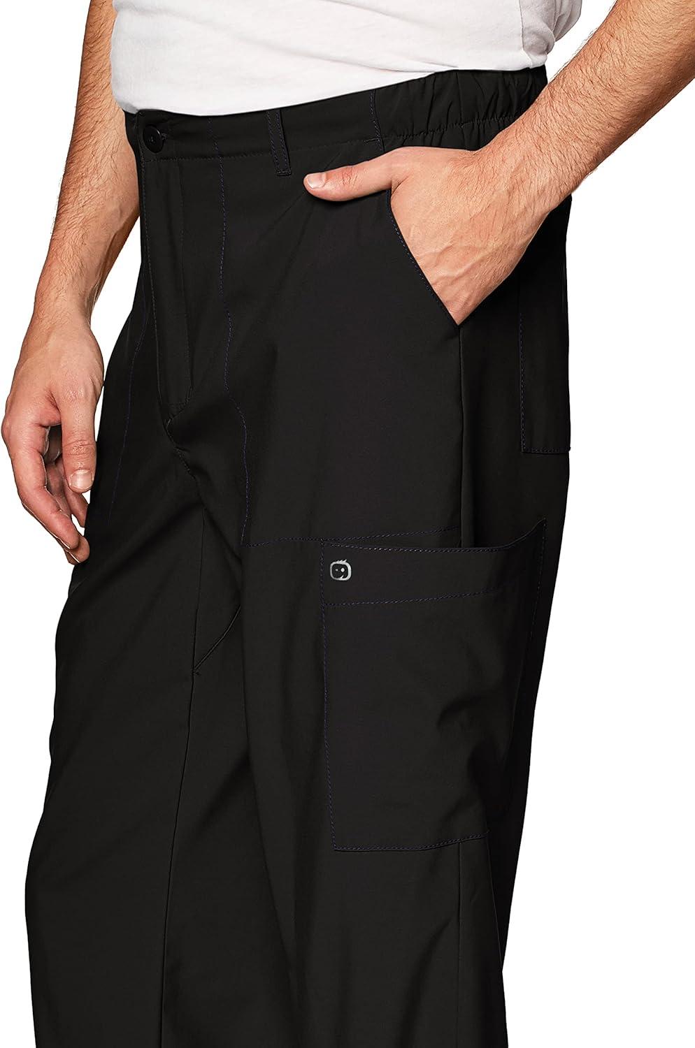 imageWonderWink Mens Mens Flat Front Cargo PantBlack