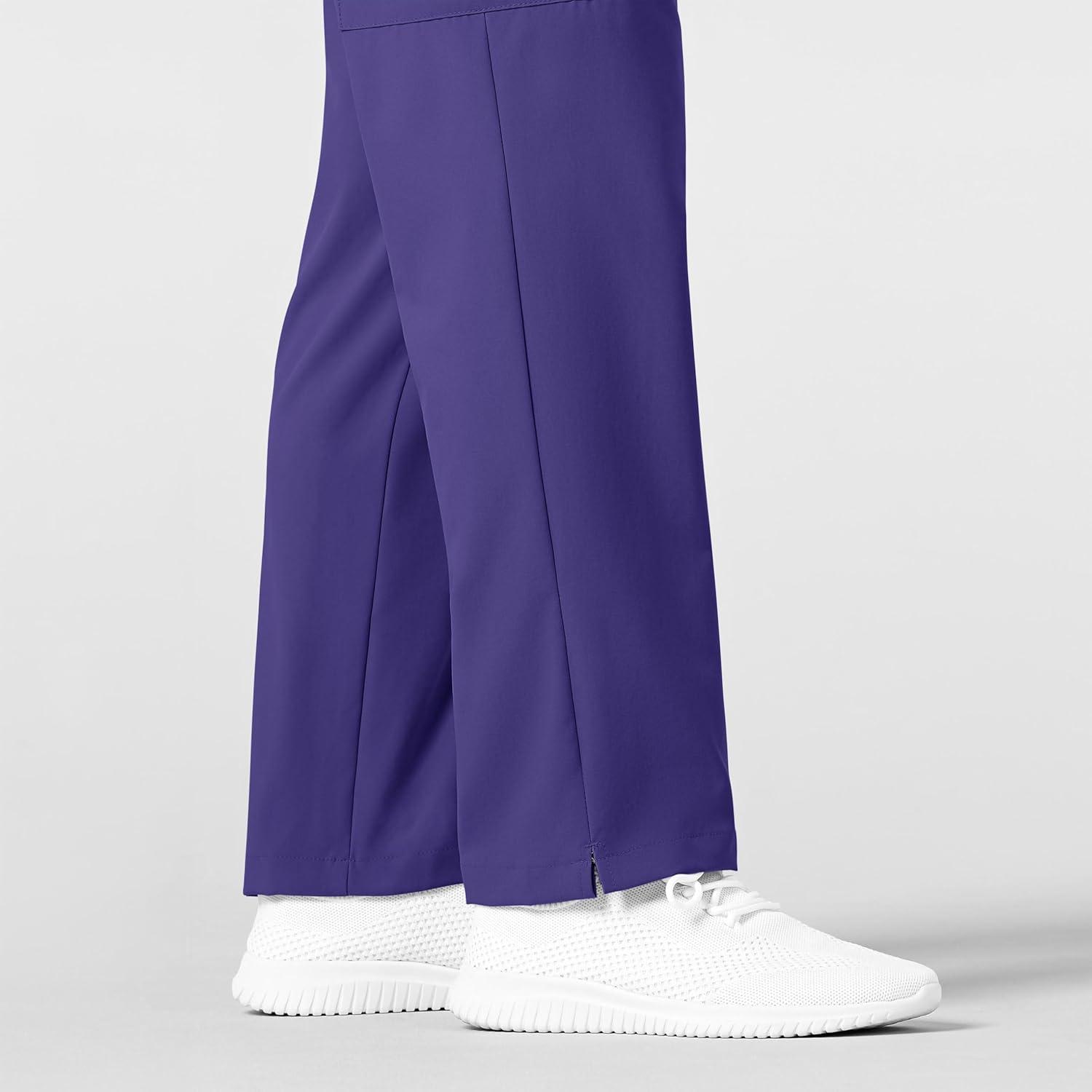 imageWonderWink Mens Mens Flat Front Cargo PantGrape