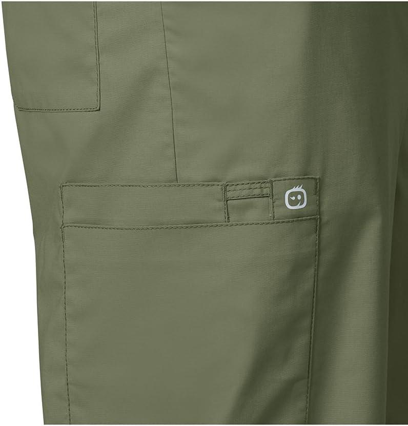 imageWonderWink Mens Mens Flat Front Cargo PantKhaki