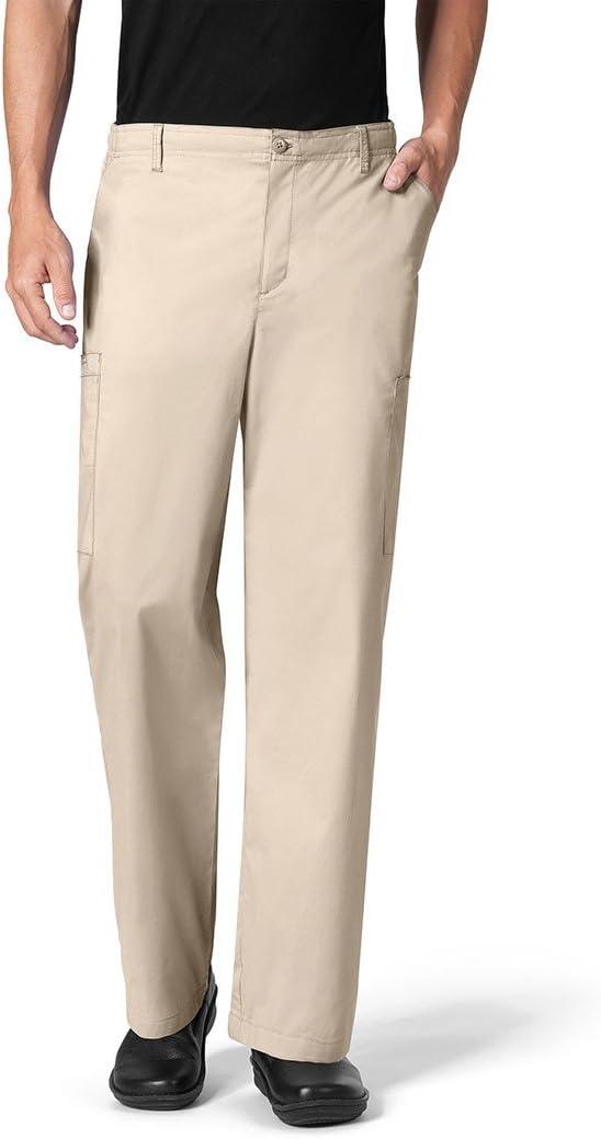 imageWonderWink Mens Mens Flat Front Cargo PantKhaki