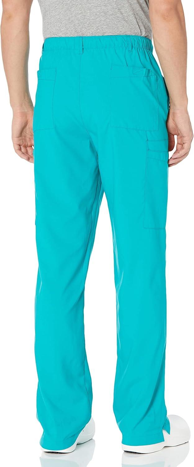 imageWonderWink Mens Mens Flat Front Cargo PantTeal Blue