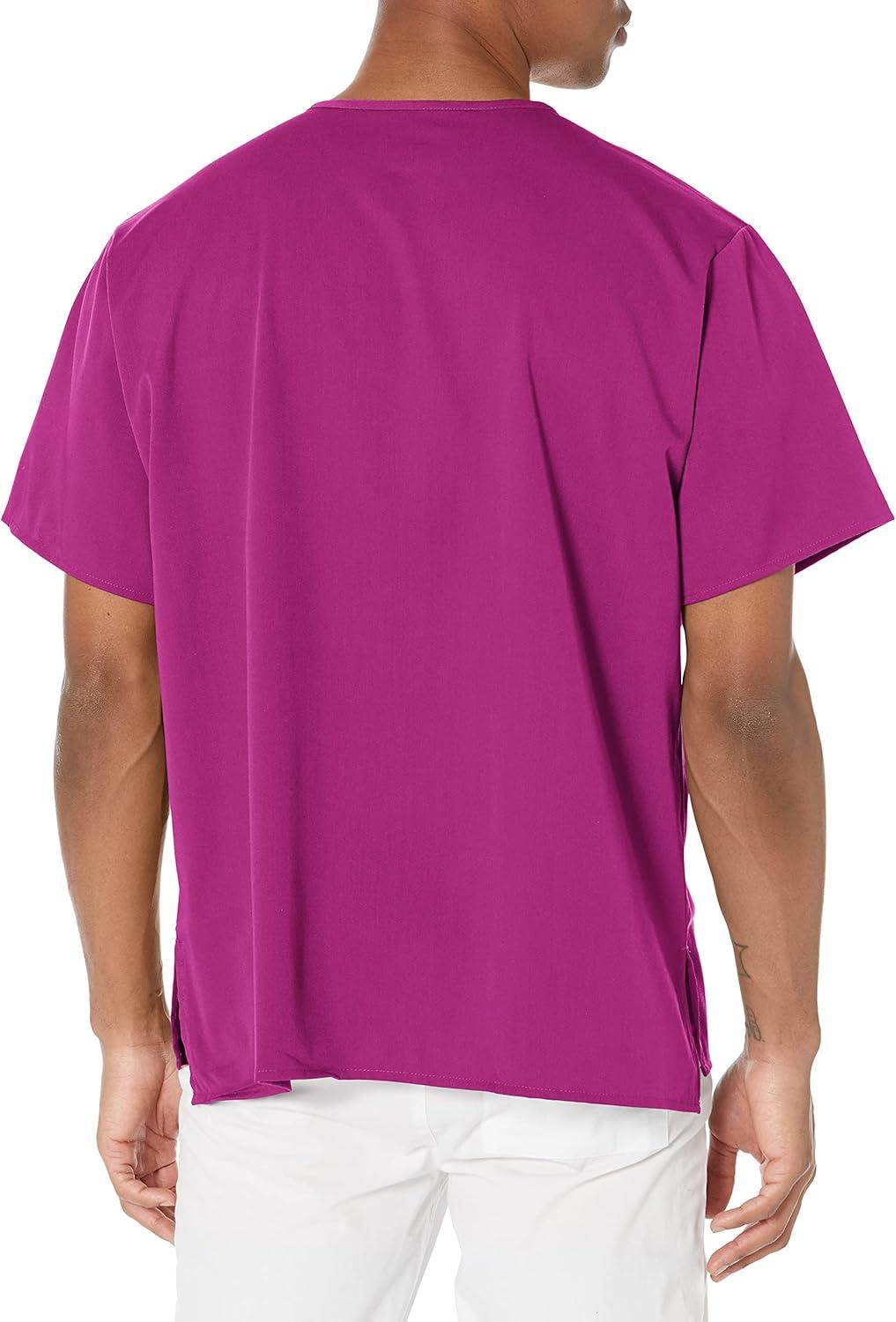 imageWonderWink Mens Mens VNeck Scrub TopWine