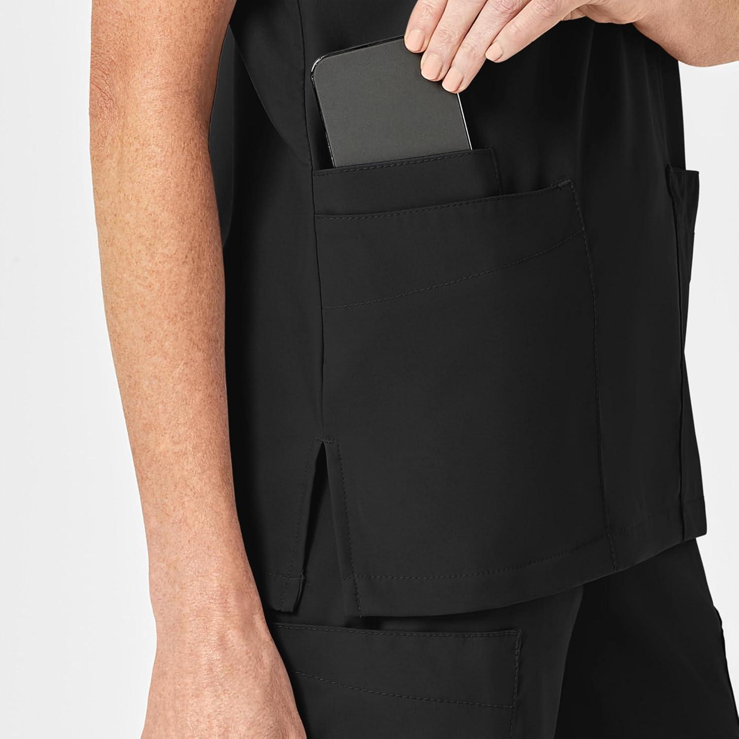 imageWonderWink Womens 4Pocket Utility TopBlack
