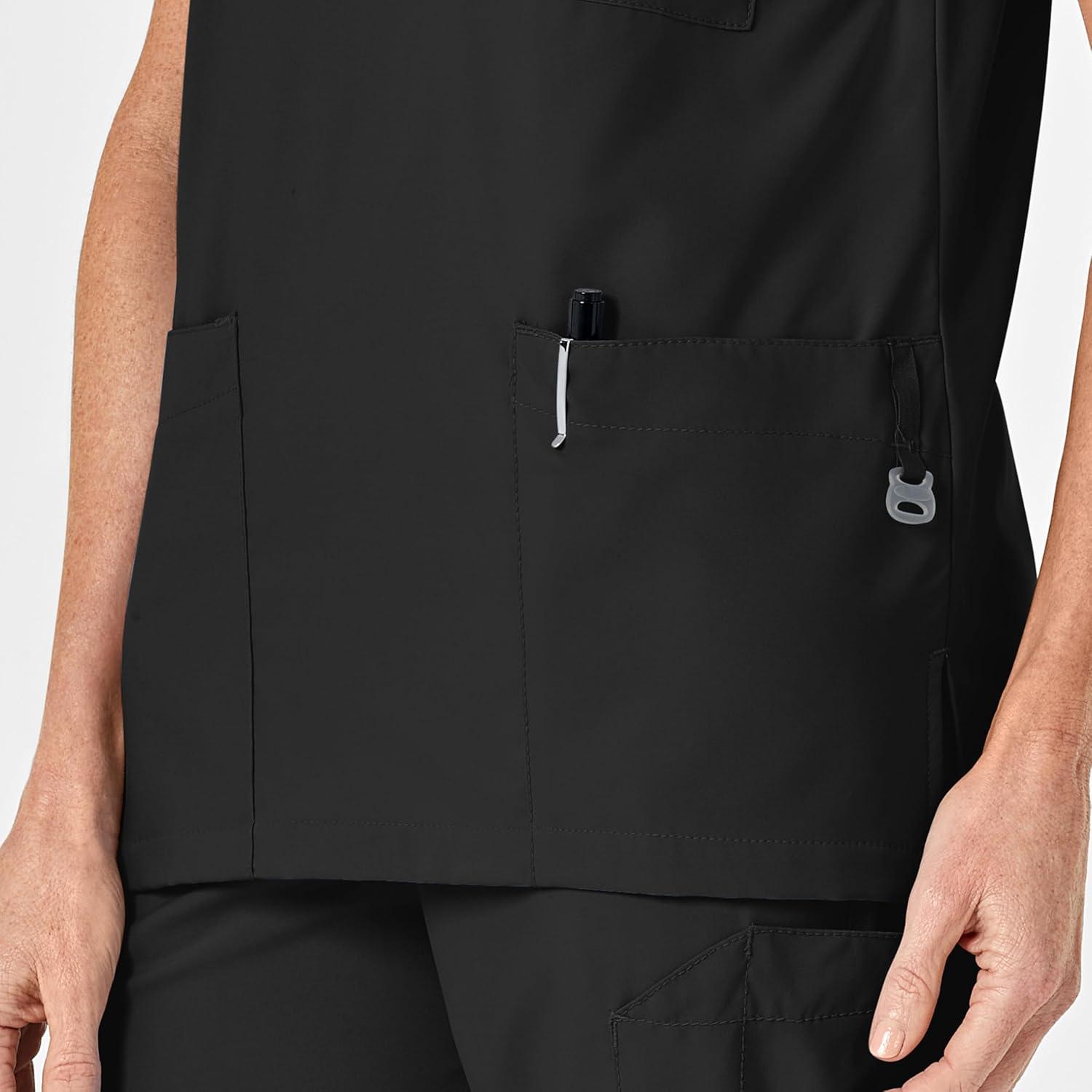 imageWonderWink Womens 4Pocket Utility TopBlack