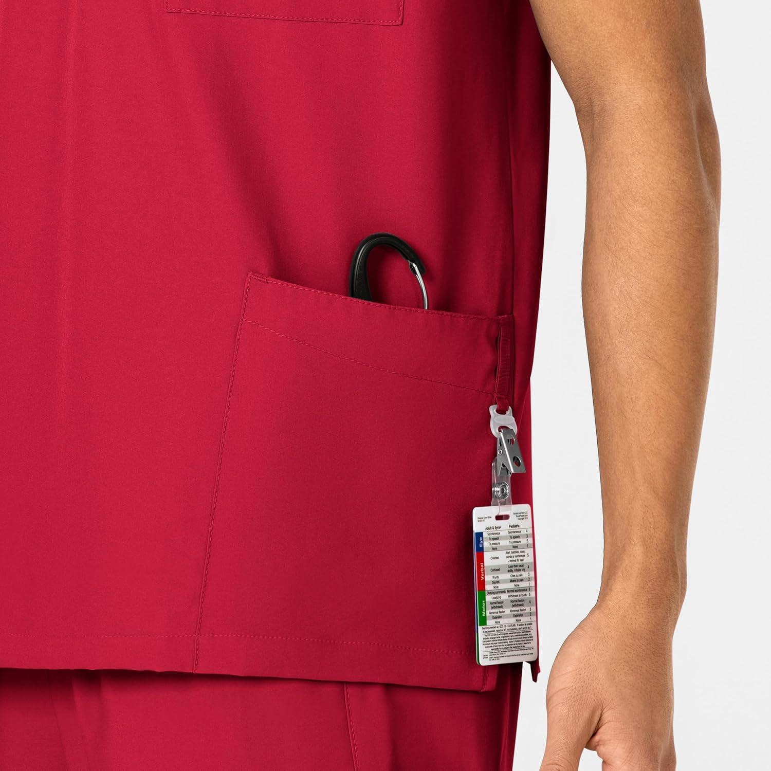 imageWonderWink Womens 4Pocket Utility TopRed
