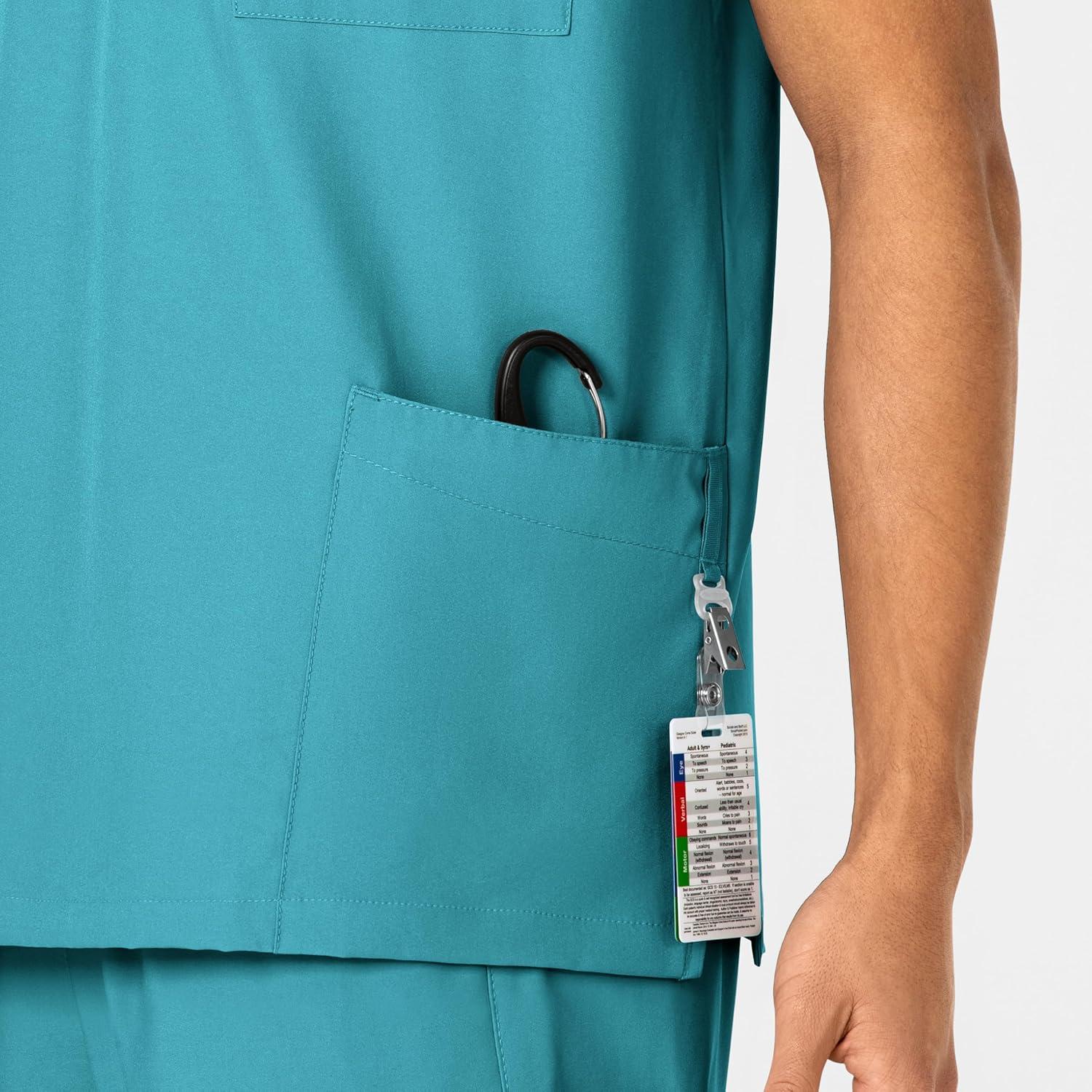 imageWonderWink Womens 4Pocket Utility TopTeal Blue