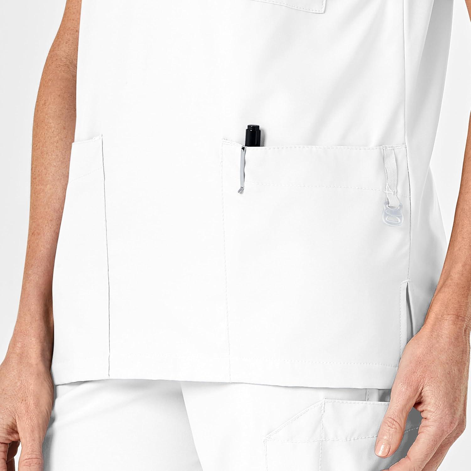 imageWonderWink Womens 4Pocket Utility TopWhite