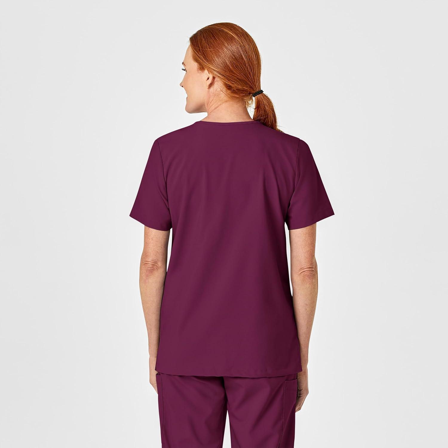 imageWonderWink Womens 4Pocket Utility TopWine