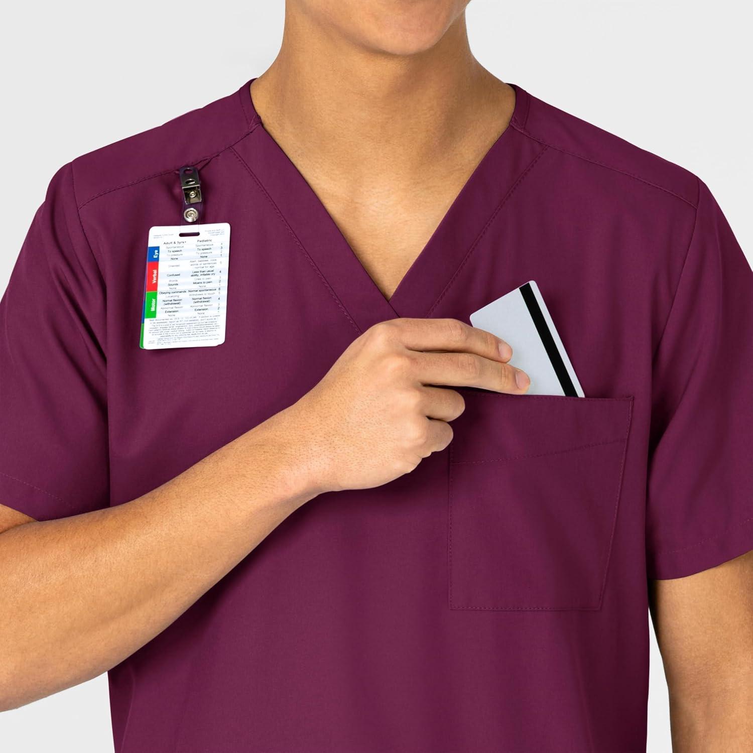 imageWonderWink Womens 4Pocket Utility TopWine