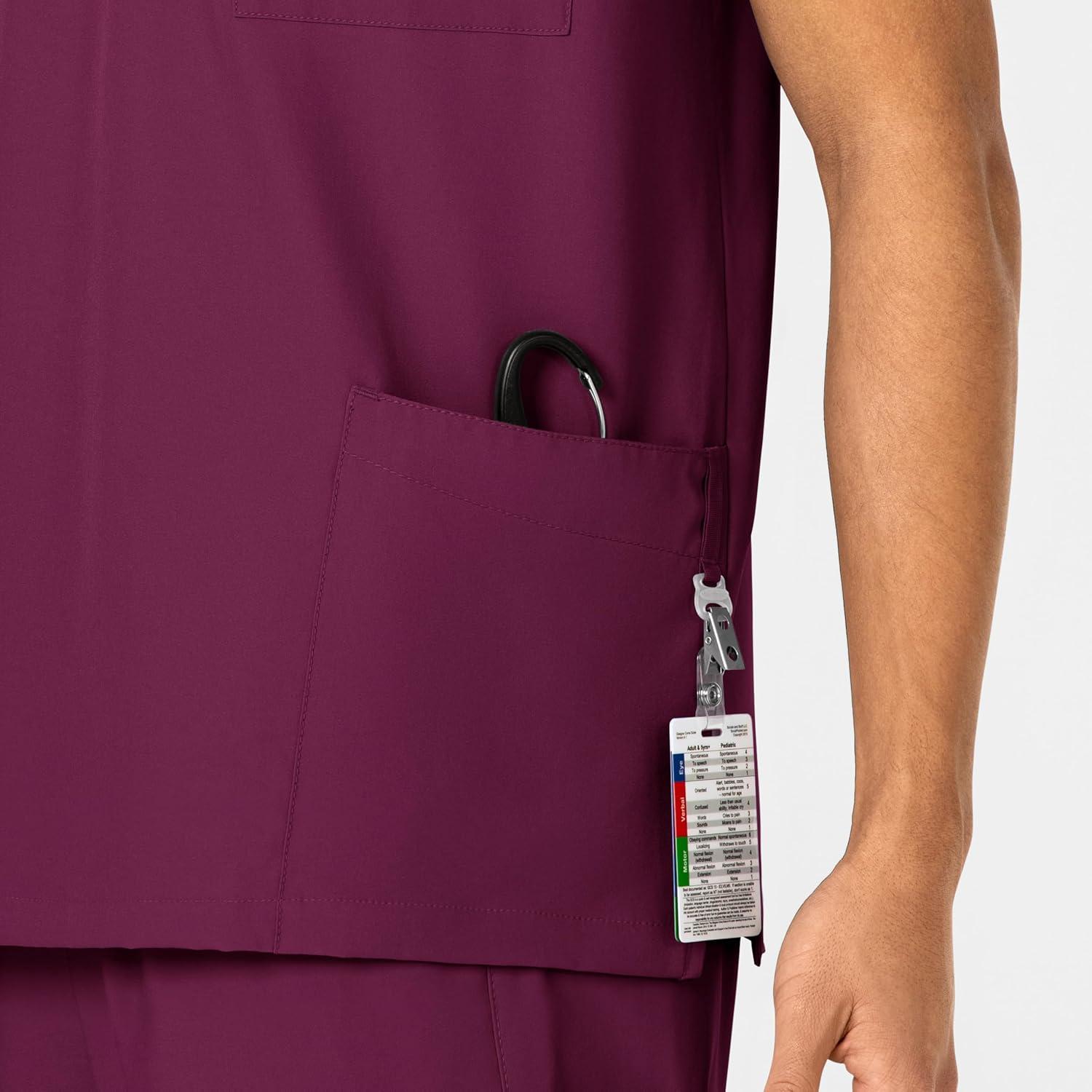 imageWonderWink Womens 4Pocket Utility TopWine