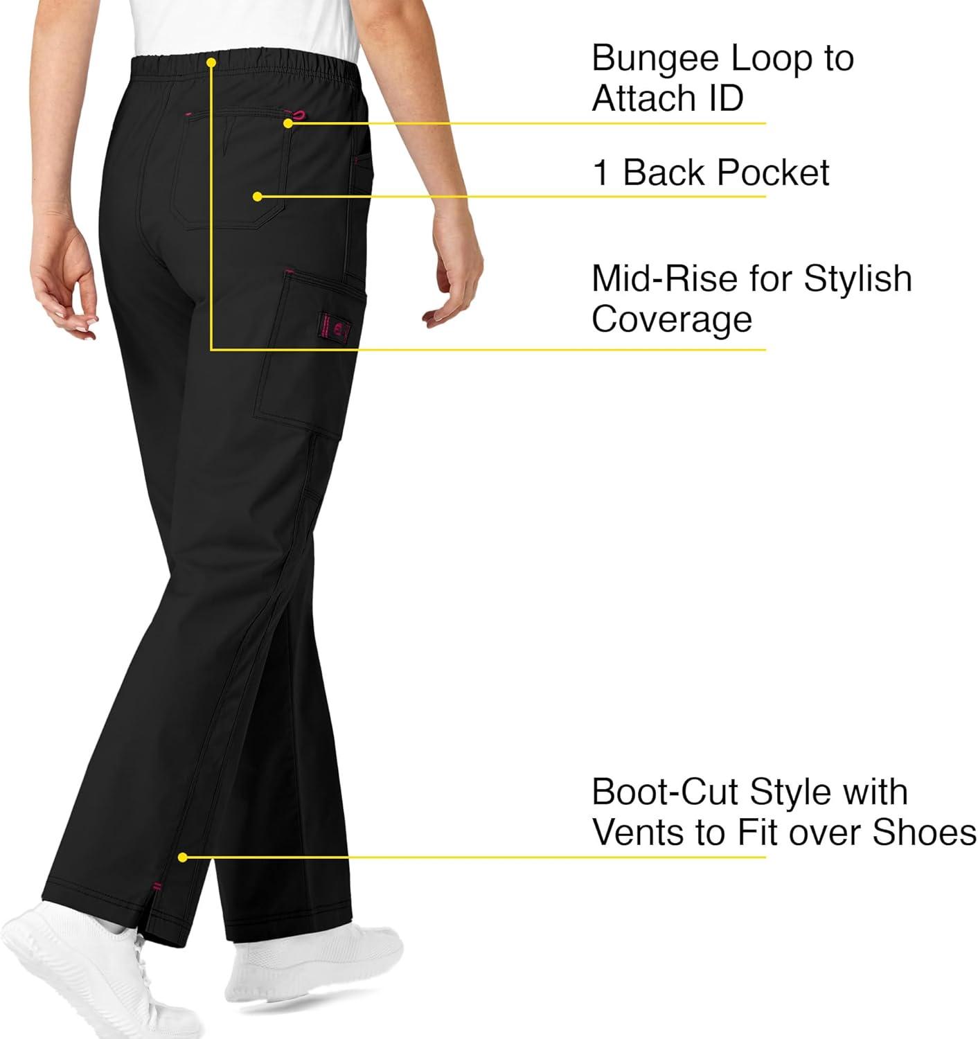imageWonderWink Womens Wonderflex Faith Scrub PantBlack