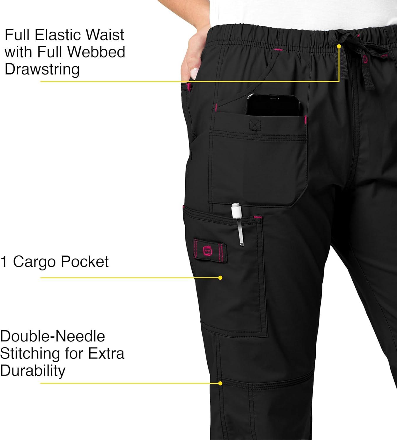 imageWonderWink Womens Wonderflex Faith Scrub PantBlack