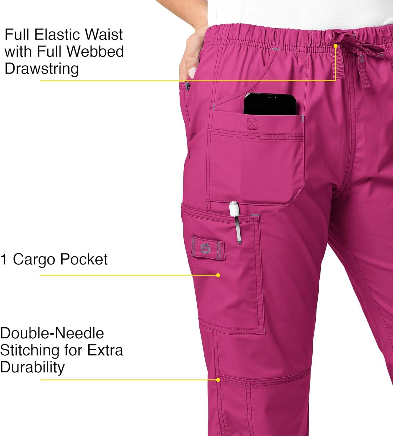 imageWonderWink Womens Wonderflex Faith Scrub PantHot Pink