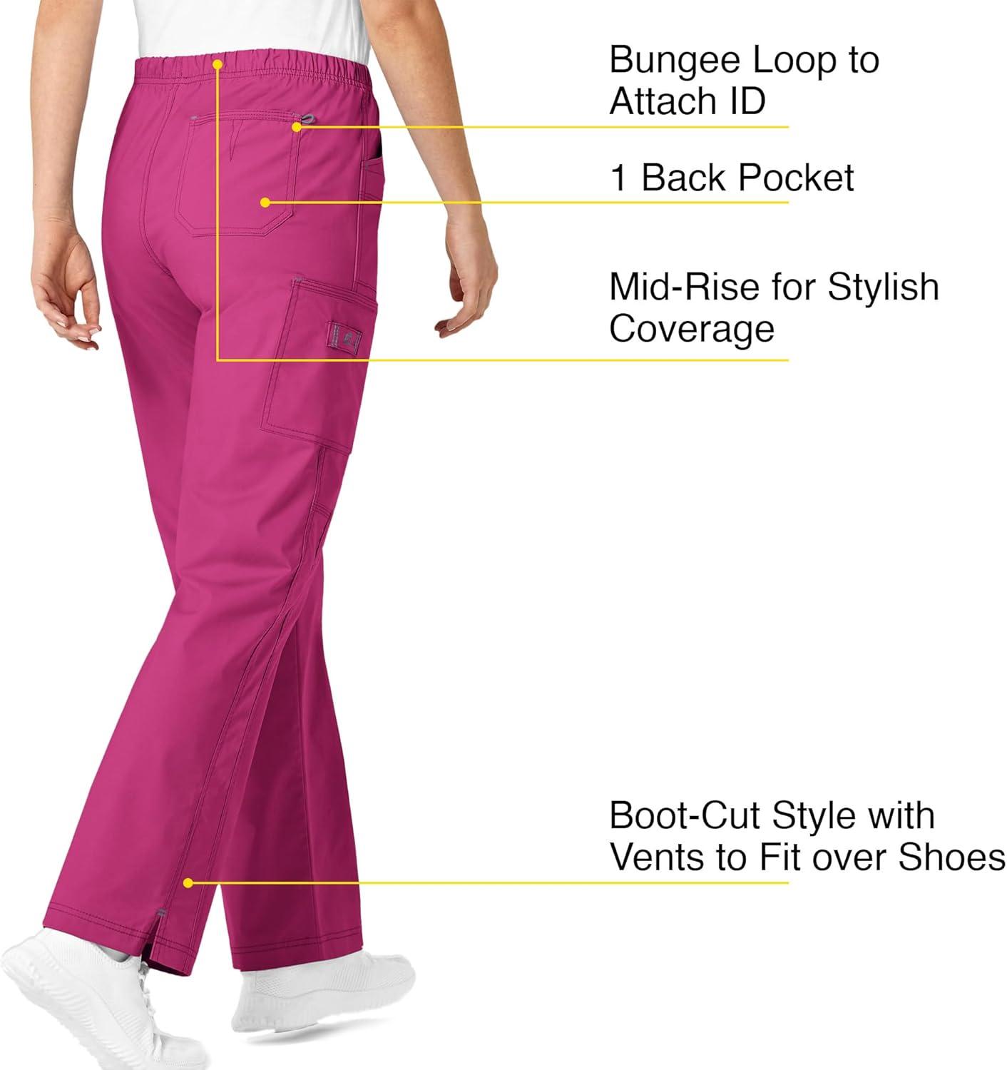 imageWonderWink Womens Wonderflex Faith Scrub PantHot Pink