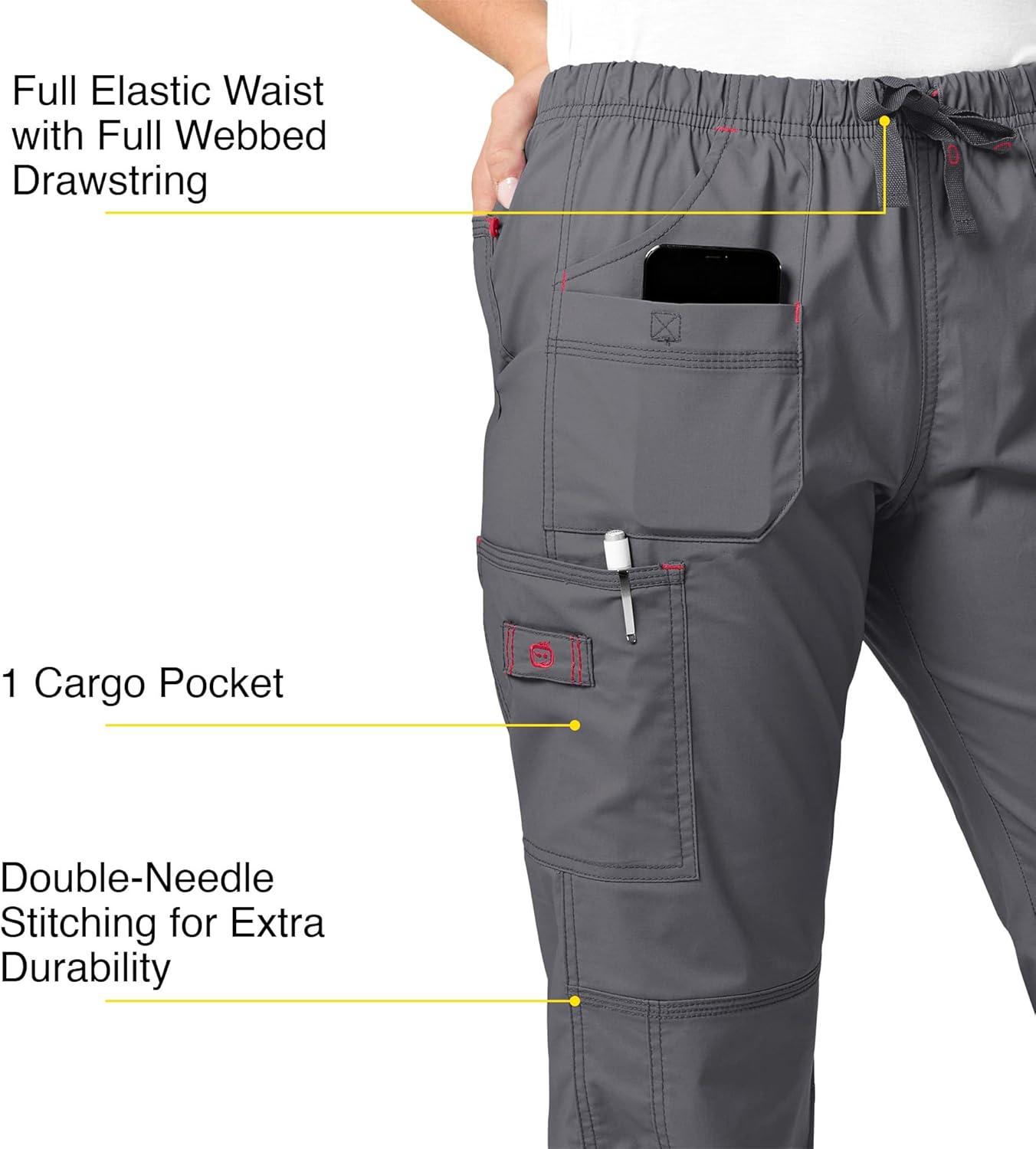 imageWonderWink Womens Wonderflex Faith Scrub PantPewter