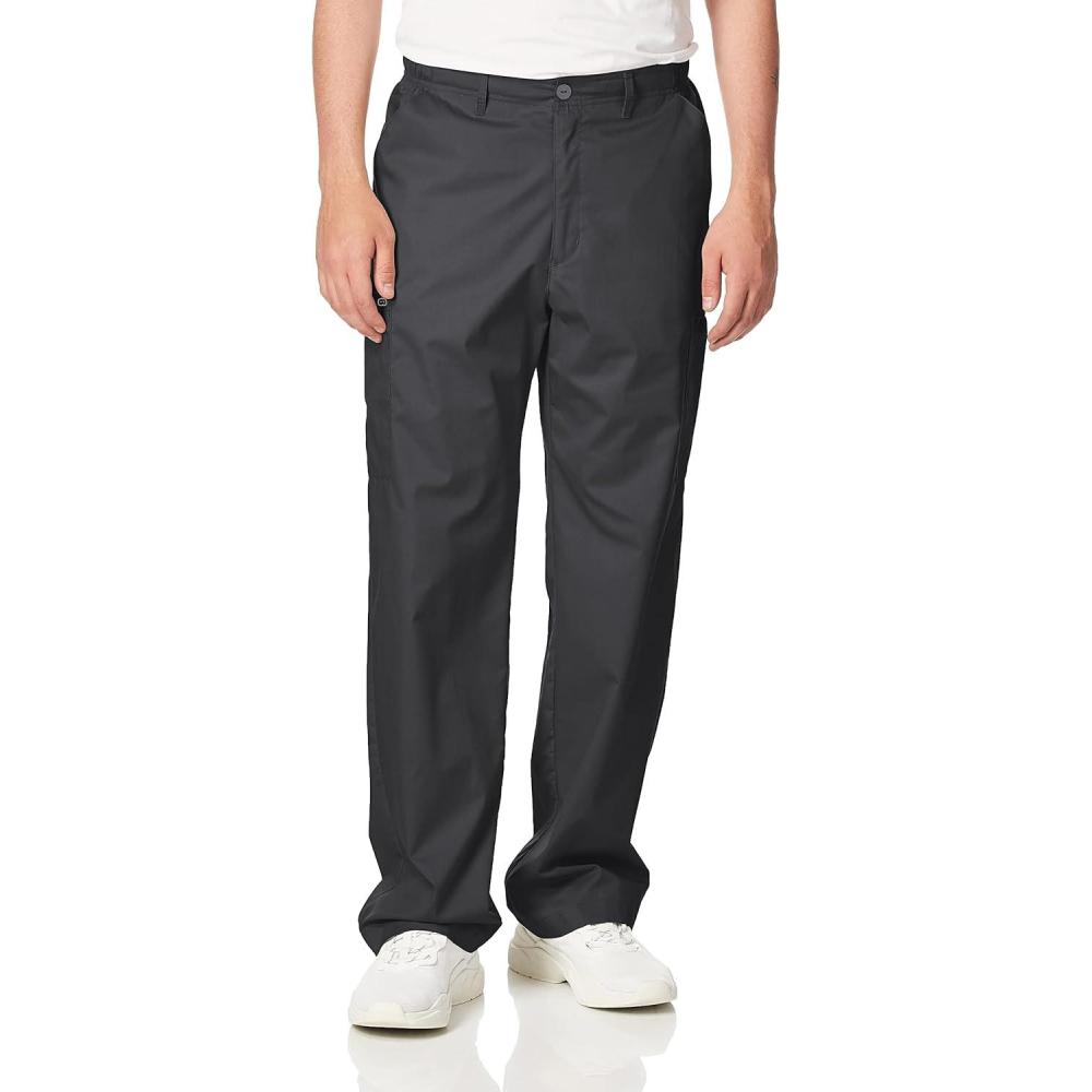 imageWink WonderWORK Scrubs for Men Cargo Scrub PantsPewter