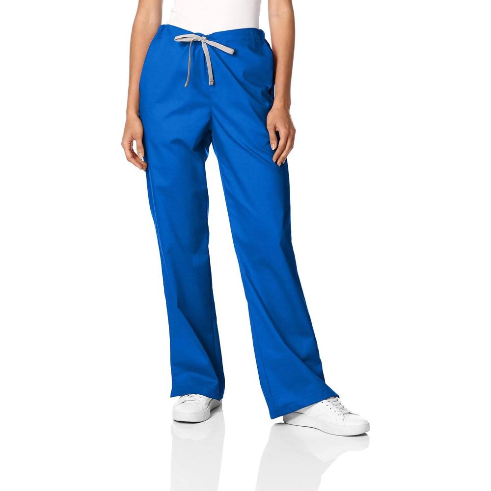 imageWink WonderWORK Scrubs for Women Flare Leg Scrub PantsRoyal
