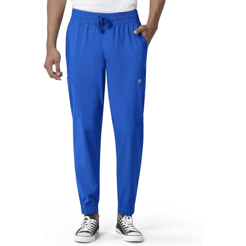 imageWonderWink Mens Cargo Jogger PantRoyal