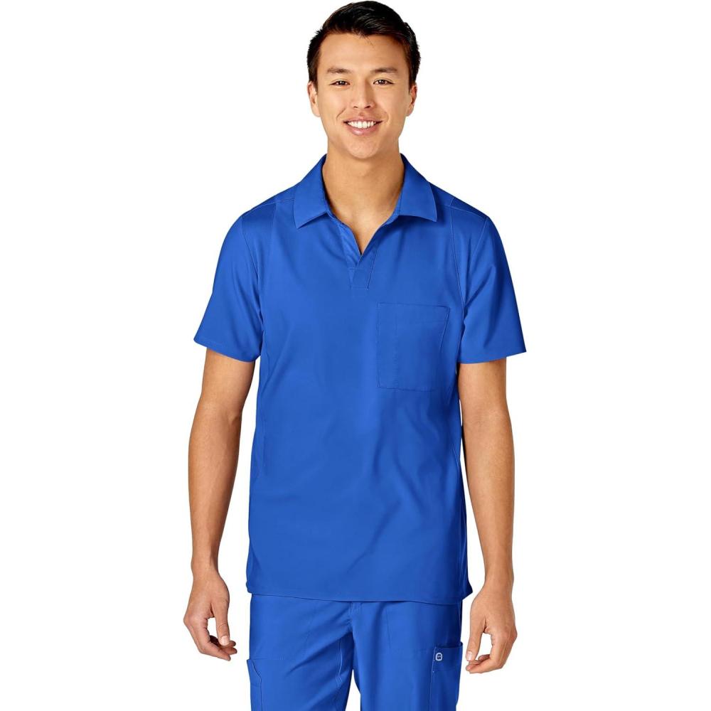 imageWonderWink Mens Collar TopRoyal