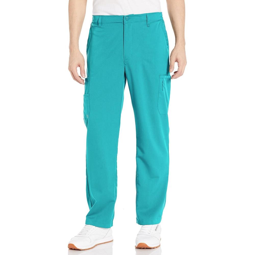 imageWonderWink Mens MedicalScrubsPantsTeal Blue