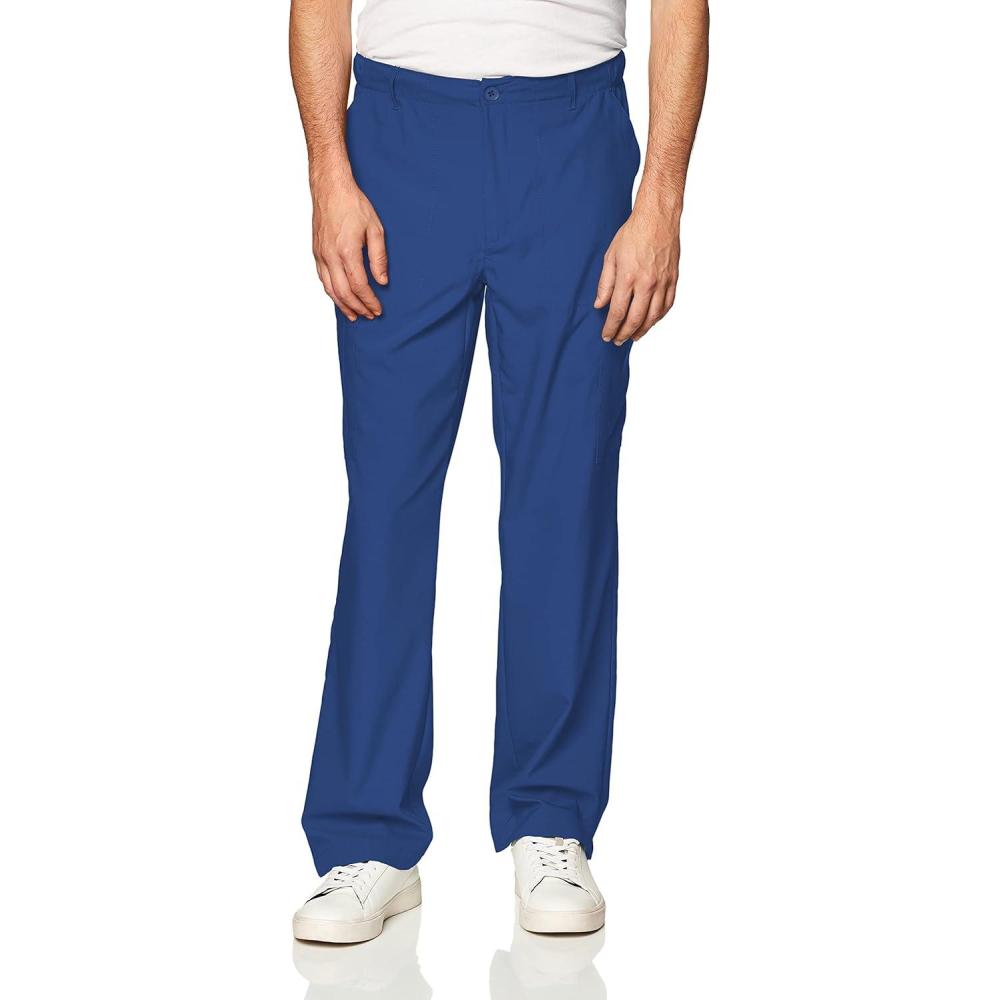 imageWonderWink Mens Mens Flat Front Cargo PantGalaxy Blue