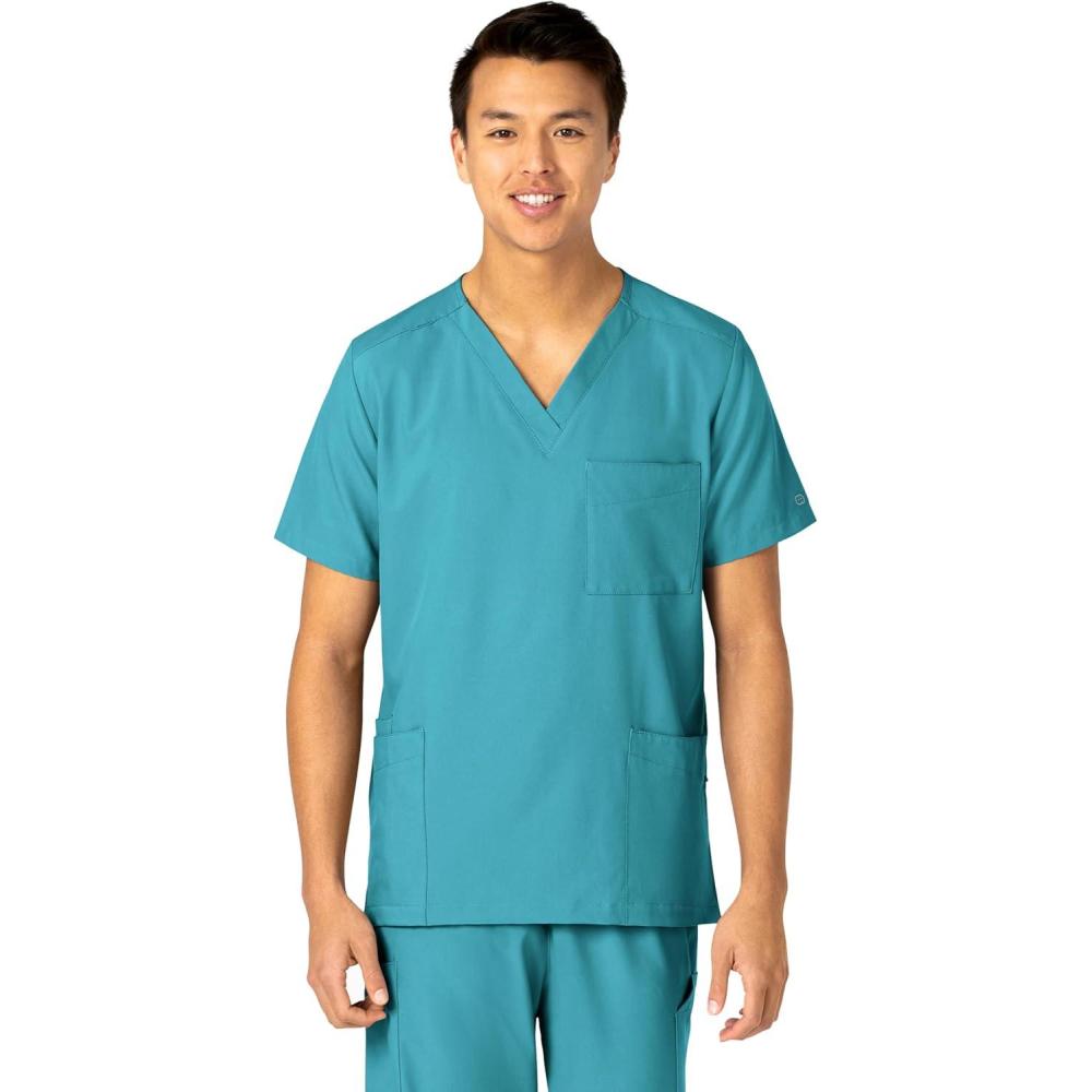 imageWonderWink Womens 4Pocket Utility TopTeal Blue