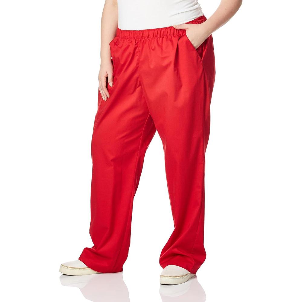 imageWonderWink Womens Tall Wonderwork Womens PullOn Cargo Scrub Pant TallRed