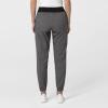 W123 Women’s Comfort Waist Cargo Jogger Scrub Pant(Charcoal Heather)