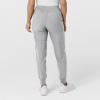 W123 Women’s Comfort Waist Cargo Jogger Scrub Pant(Grey)