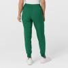 W123 Women’s Comfort Waist Cargo Jogger Scrub Pant(Hunter Green)
