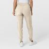 W123 Women’s Comfort Waist Cargo Jogger Scrub Pant(Khaki)
