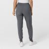 W123 Women’s Comfort Waist Cargo Jogger Scrub Pant(Pewter)